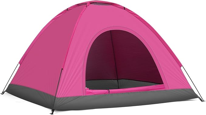 Camping Tents for 3-4 Person Camping Dome Tent, Waterproof,Spacious, Lightweight Portable Backpacking Tent for Outdoor Camping Hiking