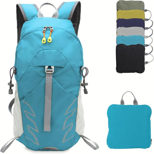Small Lightweight Hiking Backpack，20L Foldable Hiking Daypack Cycling Hydration Backpack Travel Camping Bag
