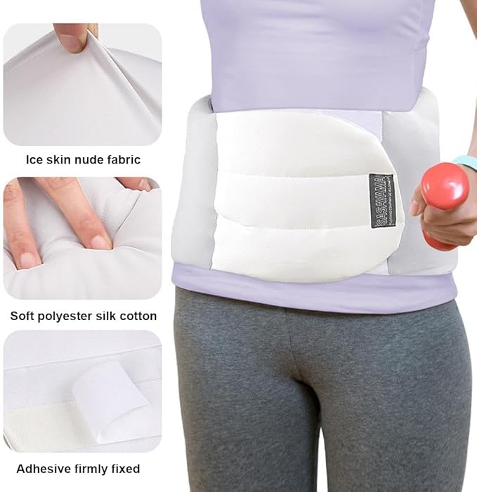 Deep Sleep Lumbar Support Pillow – Soft Cotton-Fleece Waist Cushion for Back Pain Relief, Orthopedic Sleeping Pad for Side or Stomach Sleepers