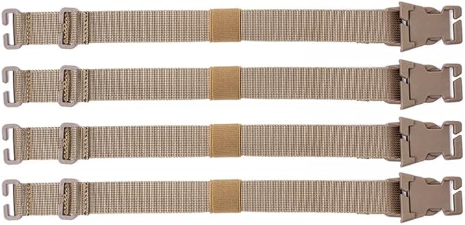 MiOYOOW 4PCS Tactical Molle Straps, Portable Molle Backpack Straps Accessories for Outdoor Camping Hiking Mountaineering