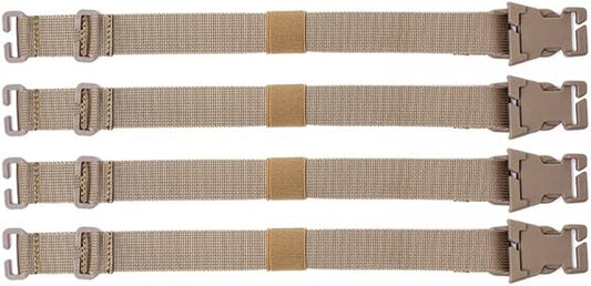 MiOYOOW 4PCS Tactical Molle Straps, Portable Molle Backpack Straps Accessories for Outdoor Camping Hiking Mountaineering