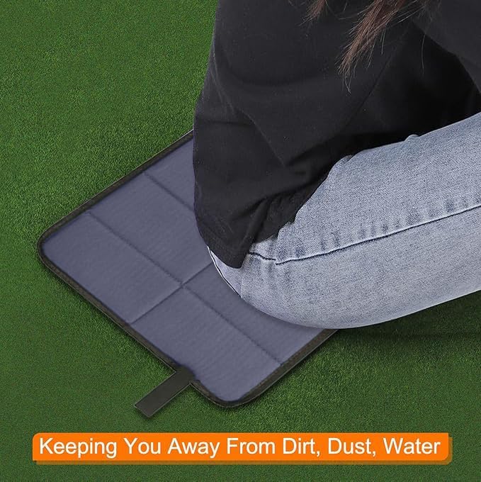 Portable Lightweight Mini Waterproof Folding Mat, Sitting Pad for Outdoor Activities, Suitable for Stadiums, Camping, Field Comfort Pad, Navy Blue