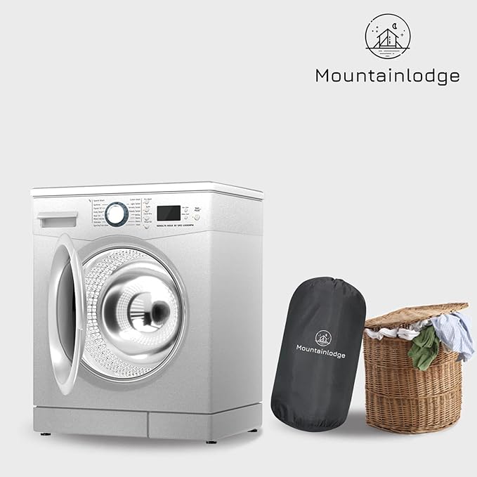 MOUNTAINLODGE Storage Sack for Sleeping Bag 110L Polyester and Mesh Extra Large Capacity for Sleeping Bag Hiking,Travelling and Camping