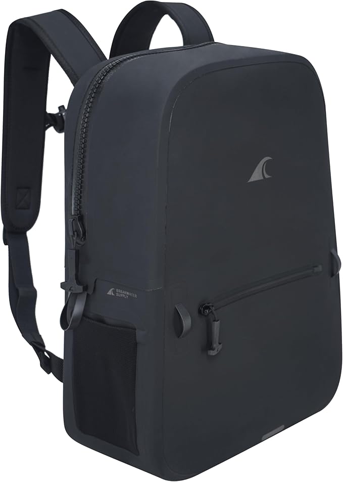 Breakwater Supply™ Fogland Waterproof IP68 Submersible Backpack with Airtight Zippers | Laptop Travel Outdoors | 25L 20L 15L | 100% Waterproof, Submersible, Airtight Zippers, Travel Outdoors