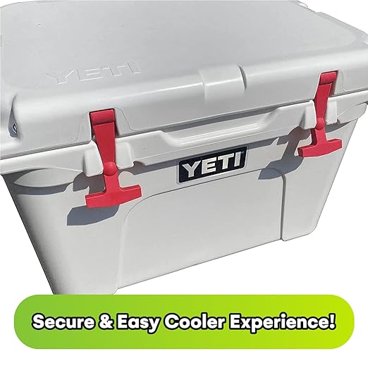 Beast Cooler Accessories 2 Pack Replacement Lid Latches Compatible with Yeti and RTIC Coolers - Ergonomic, Heavy-Duty Design Enhances Durability, Grip, and Style for All Yeti and RTIC Cooler Models