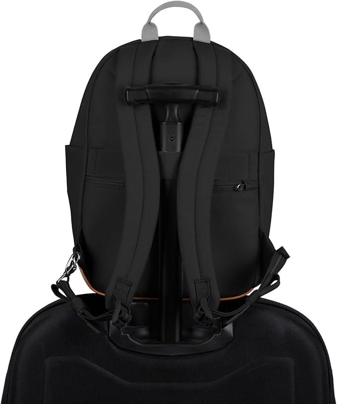 Pacsafe GO 15L Anti Theft Backpack, Jet Black