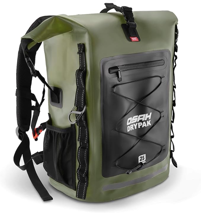 Waterproof Backpack Dry Bag 25L/35L/55L/85L – Heavy Duty Roll-Top Hiking Backpack Sack Keeps Gear Dry for Travel, Kayaking, Boating, Camping, Rafting and Fishing