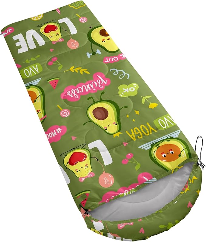 Sleeping Bags for Adults and Kids Camping Sleeping Bags for Girls and Boys Lightweight Waterproof Cold/Warm Sleeping Bag for 3 Season