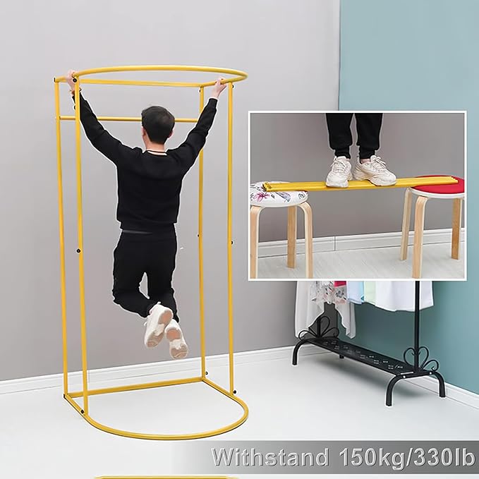Clothing Store Fitting Room with Shading Curtain, Portable Temporary Mobile Privacy Protection Dressing Room, Foldable Mall Simple Changing Room and Temporary Mobile Room, 200x100x95cm(White)