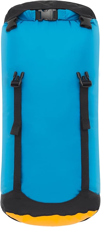 Sea to Summit eVac Compression Dry Bag, Waterproof Compression Sack, 13 Liter, Turkish Tile Blue