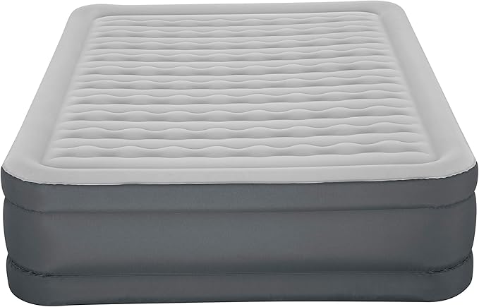 Sealy: AlwayzAire Tough Guard 18" Airbed - Queen - Built-in Dual Pump, Inflatable Matress, Wave Beam Construction, Antimicrobial Treatment, USB Charge
