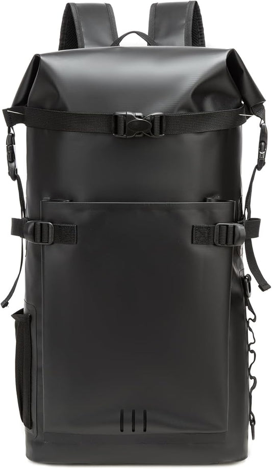 Waterproof Dry Bag,Heavy Duty Hiking Backpack Roll-Top Closure Bag for Kayaking, Hiking, Camping, Boating- Men/Women ﻿