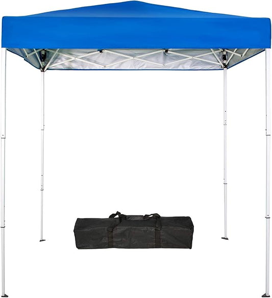 Sunnyglade 6x4 Ft Pop-Up Canopy Tent Outdoor Portable Instant Shelter Folding Canopy with Carry Bag(Royal Blue)