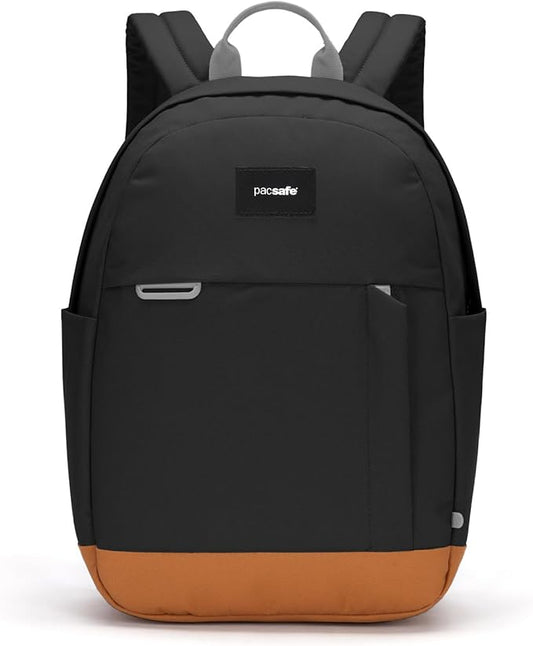Pacsafe GO 15L Anti Theft Backpack, Jet Black