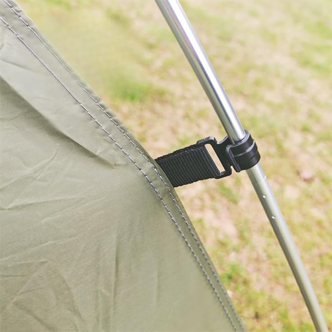 Single Mesh Tent, Ultralight Screen House with 3000 Waterproof Bathtub Floor 2 Door Ladder Design Perfect for Camping Hiking Backpacking Traveling Fishing