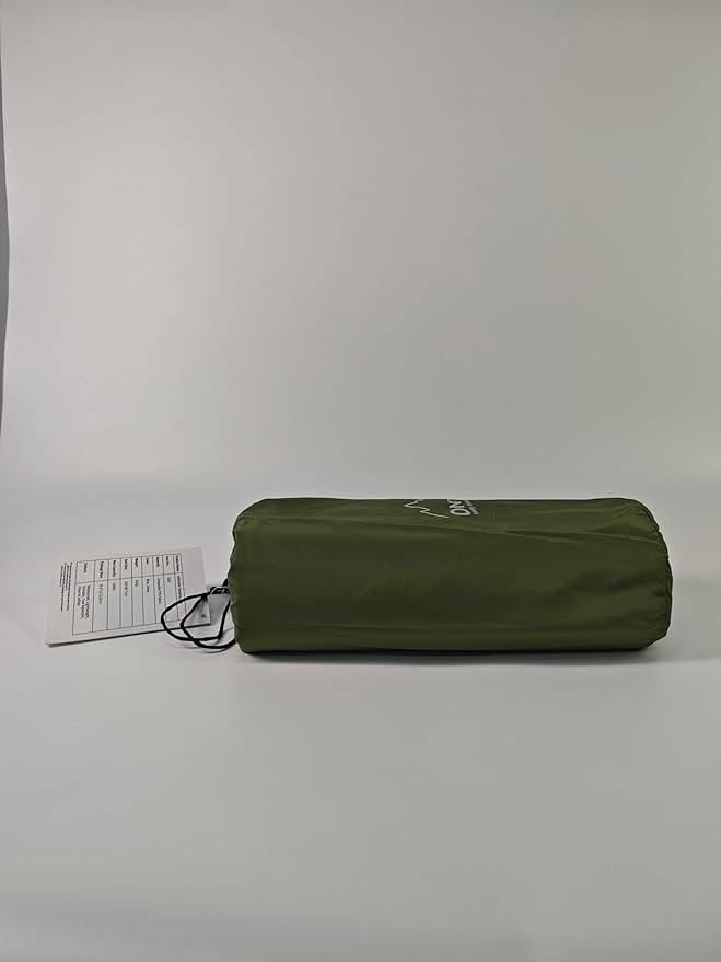 ONTYZZ Sleeping Pad Ultralight Inflatable Sleeping Pad with Built-in Foot Pump Upgraded Durable Compact Camping Air Pad for Hiking Traveling, Green