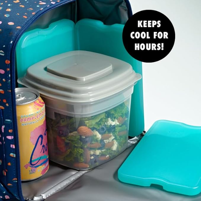 Cool Coolers by Fit + Fresh Slim Compact Reusable XL Ice Pack, Perfect for Lunch Boxes, Coolers, and Beach Bags