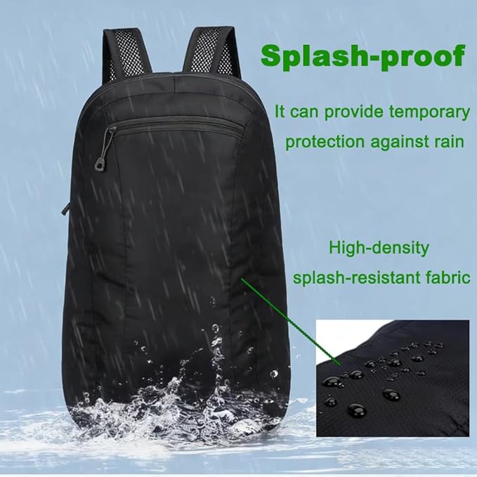 Foldable Backpack, Camping Small Backpack, Hiking Daypack, 20L Lightweight Waterproof Travel Packable Rucksack for Men and Women (23L)