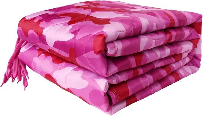 GRVCN Military Blanket - Camping Sleeping Bag with Zipper, Poncho Liner Thermal Insulated Blanket, Lightweight Portable Outdoor Hiking Survival Compression Carry Bag