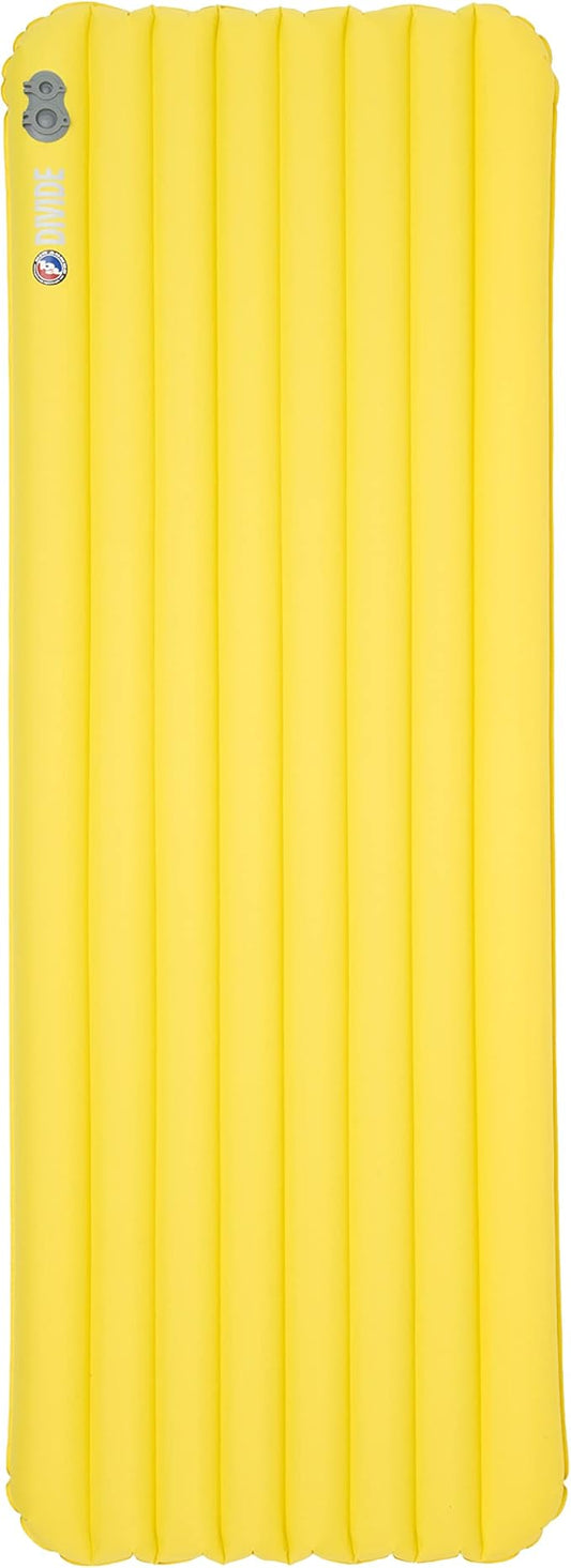 Big Agnes Divide - Lightweight, Compact, Air Chamber Sleeping Pad, Wide Regular, Warm Olive