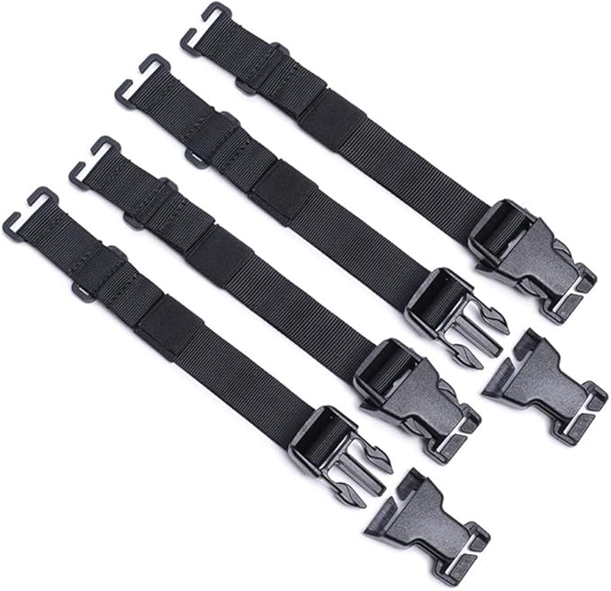 MiOYOOW 4PCS Tactical Molle Straps, Portable Molle Backpack Straps Accessories for Outdoor Camping Hiking Mountaineering