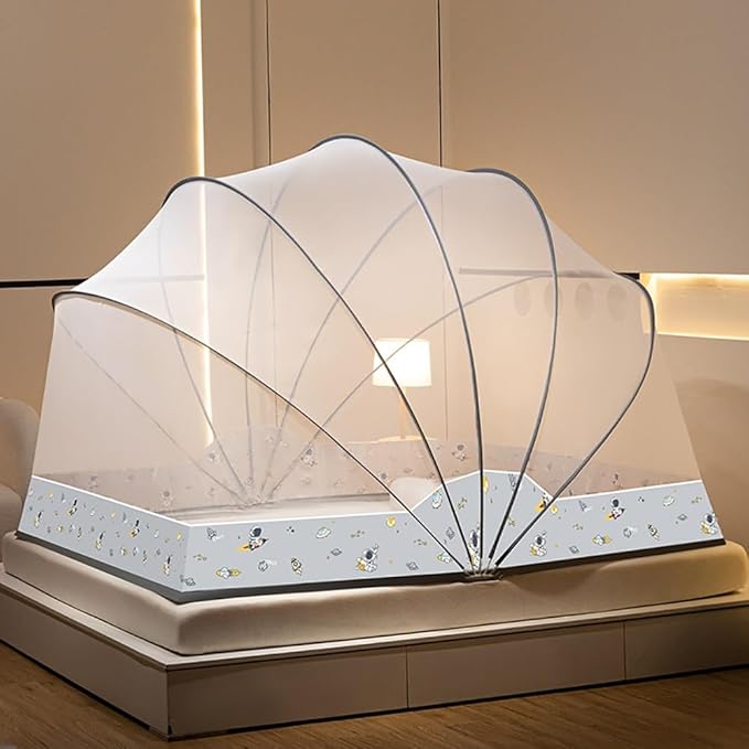 Foldable Mosquito Net, Summer Portable Household Blackout Bed Canopy, Installation-Free Pop-Up Bed Net Tent, Suitable for Indoor Or Outdoor(F,31.5x74.8x49.2in)