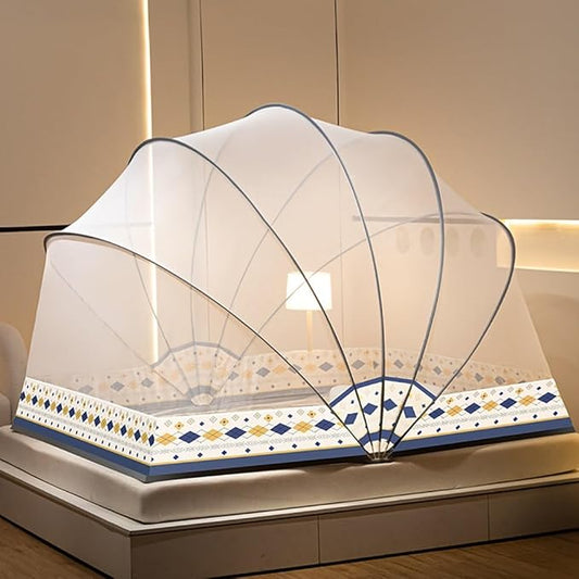 Foldable Mosquito Net, Summer Portable Household Blackout Bed Canopy, Installation-Free Pop-Up Bed Net Tent, Suitable for Indoor Or Outdoor(B,53.1x76.8x49.2in)