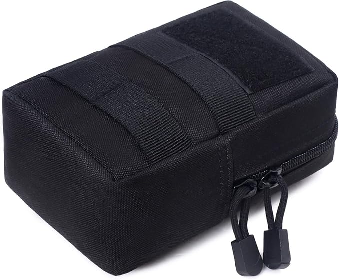 2 Pack Tactical Molle Pouch - Premium Durable Utility Bag for Military, Hiking, Camping, Hunting, EDC & Duty Belts, Backpacks and Vests