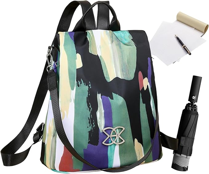 Anti-Theft Leisure Backpack | Multi-Purpose Large Capacity Lightweight Shoulder Bag | Classic Nylon Crossbodys Bags for Female Male