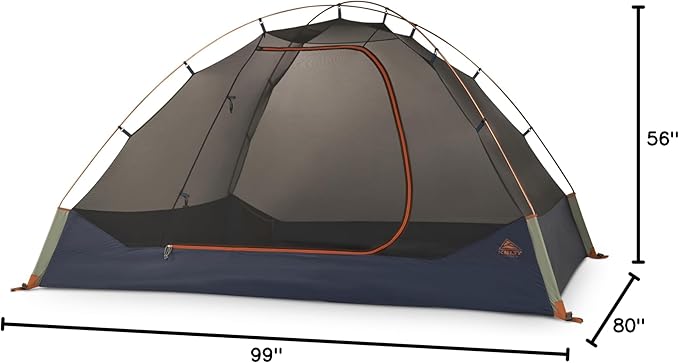 Kelty Late Start Backpacking Tent – Lightweight Two Man Camping Tent Shelter with Quickcorners, Aluminum Poles, Waterproof Poly Fly, Updated for 2024 | Camping Tent Shelter, Quickcorners, Aluminum Poles, Waterproof Poly Fly, Updated for 2024