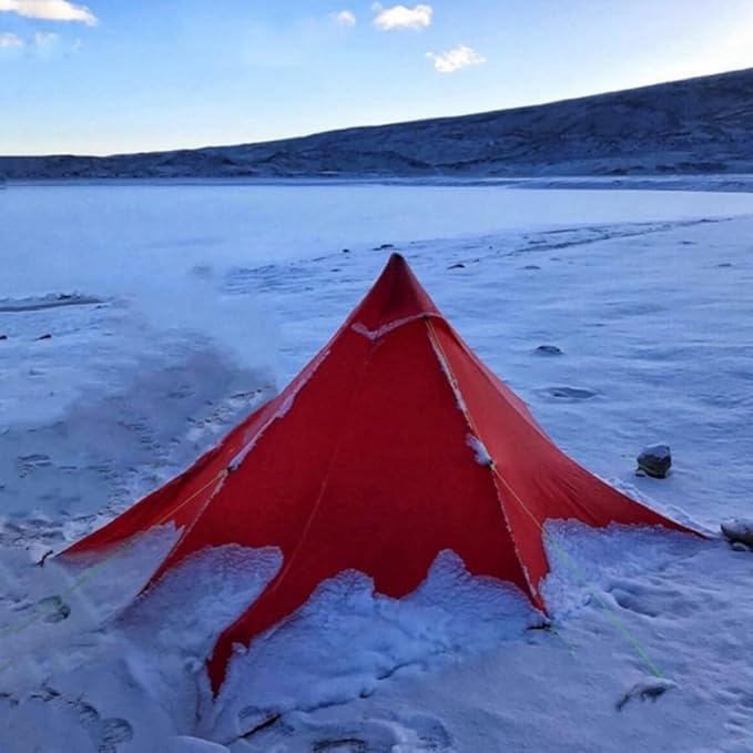 ASTA Gear Fengyin 2 Pyramid Tent,Portable Ultralight Tent Waterproof 1-2 Person for Outdoor,Camping,Hiking,Backpacking