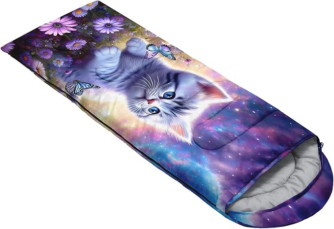 Sea Turtle Sleeping Bag for Kids Boys Girls,Ocean Themed Camping Gear,Waterproof Compact Sleeping Bag for Camping Backpacking Outdoor Hiking.