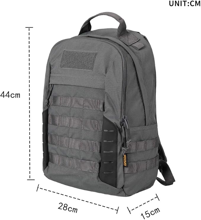 EXCELLENT ELITE SPANKER Military Tactical Backpack 18L Molle Backpacks Army Assault Survival Rucksack Pack (GRY)