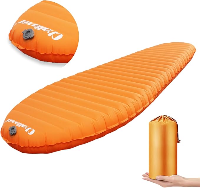 Ultralight Sleeping Pad for Camping, 74.8"x23.2" Camping Mat with Pump Sack Inflatable Sleeping Pads Compact for Camping Backpacking Hiking Traveling Tent
