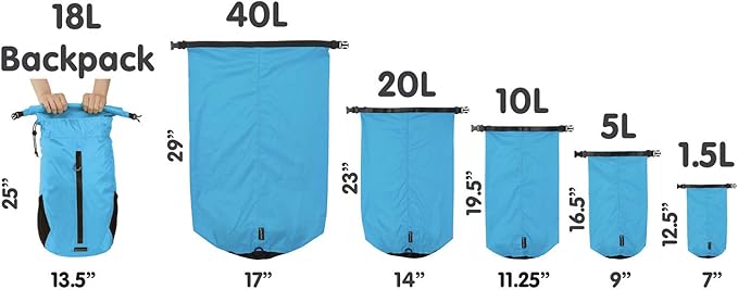 Skog Å Kust LiteSåk 2.0 Waterproof Ultralight Dry Bag | 40L Yellow
