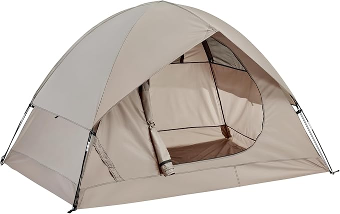Spacious Waterproof 2/4 Person 4-Season Tent with Big Rain Fly – Versatile Outdoor Camping Tent for Hiking, Backpacking, and Festivals – Easy Setup & Durable Design