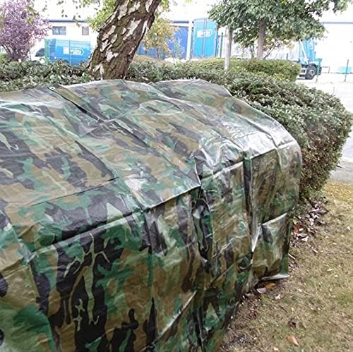 Heavy Duty Tarp Waterproof Large Cover | Camo, 10' x 10' 6 Mil Thick | Rip Proof Tarps | Thick Weave Material, UV Resistant Great for Tarpaulin Canopy Tent, Boat, RV or Pool Cover