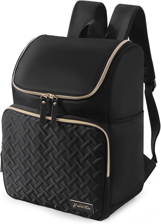 Cooler Backpack Insulated Leak Proof 33 Cans, Waterproof Hiking Backpack Cooler Soft Cooler Bag Lunch Backpack for Picnic Camping, Black