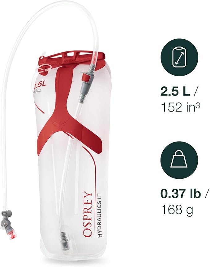 Osprey Hydraulics LT Backpack Water Reservoir with Bite Valve