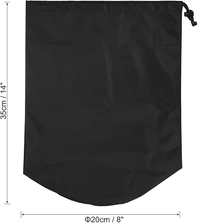 PATIKIL Stuff Sack, Waterproof Outdoor Storage Sack Portable Drawstring Dust Flap Bag