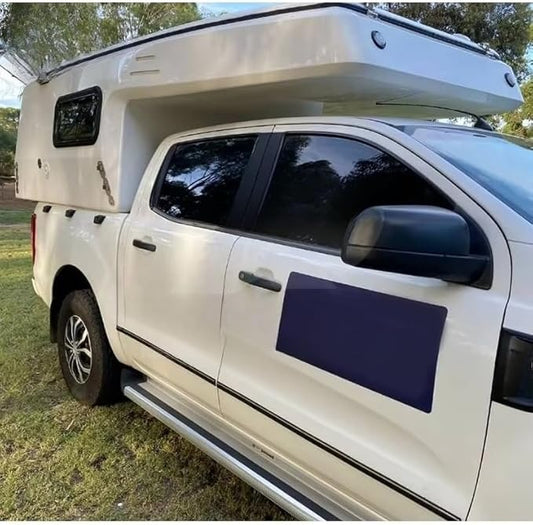 Double Layer Truck Bed Tent with Waterproof Oxford Fabric, Diagonal Bracing Support Frame, All-Weather Shelter for Outdoor Hiking Camping