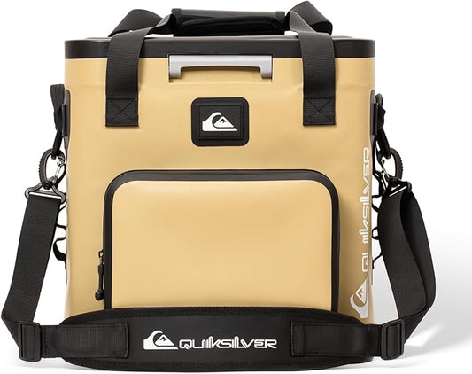 Quiksilver Zipperless Backpack Cooler 30L, Holds 36 Cans, 48 Hour Insulation, Leakproof & Waterproof Design, Heavy Duty TPU, IPX7, Padded Straps, Kangaroo Pockets