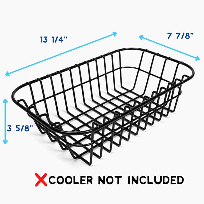 Cooler Basket for YETI Tundra Haul, YETI Roadie 48, and YETI Roadie 60 - Wire Cooler Rack for YETI Wheeled Coolers - Compatible with YETI Accessories