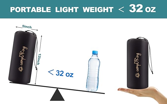 Sleeping Pad with Pillow, Self Inflating Extra-Thick, Ultralight Sleeping Mat, Built-in Pump, Ultimate for Camping, Hiking, Traveling, Airpad, Carry Bag, Compact & Lightweight Air Mattress (Peacock)