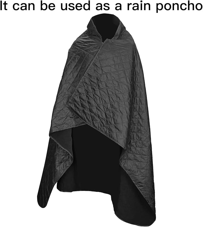 LOOGU Camo Blanket Waterproof Insulation Poncho Liner for Outdoor Camping, Hiking, Hunting, Survival, Backpacking, Picnicking