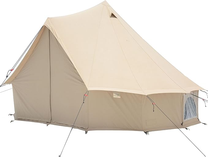 WHITEDUCK Regatta Canvas Bell Tent - w/StoveJack, Waterproof, 4 Season Luxury Camping and Glamping Yurt Tent Outdoor