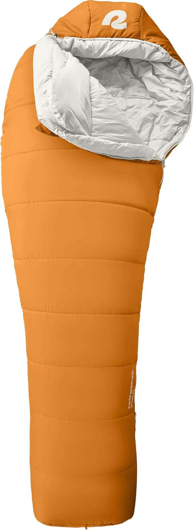 Retrospec Dream Mummy Sleeping Bag - 30°F Camping & Travel Essential Gear with Water - Resistant Shell & Synthetic Fill - Zippered Pocket & Stuff Sack