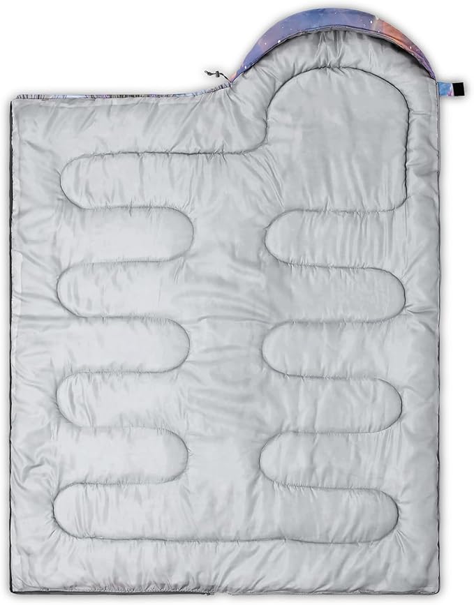 AILONEN Boys Sleeping Bag for Camping,Nautical Anchor,Lightweight & Waterproof,3 Season Warm & Cool Weather,Navy Blue Sleeping Bags for Kids Men Travelling,Outdoors