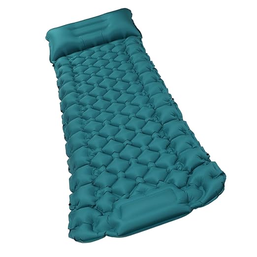 Camping Sleeping Pad,Ultralight Inflatable Sleeping Pad for Camping,Sleeping Pad for Comfortable Outdoor Sleeping Ideal for Camping, Hiking, and Backpacking