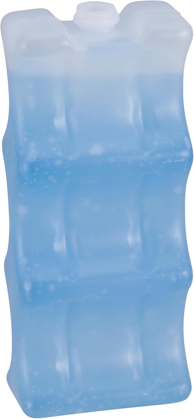 Cryopak ICEpak Medium Hard Shell Reusable Ice Packs for Coolers and Lunch Box Use, Freezer Safe Gel Design, Professional Grade Cooling, Non-Toxic and BPA Free, Travel Accessories, 6 Pack Can